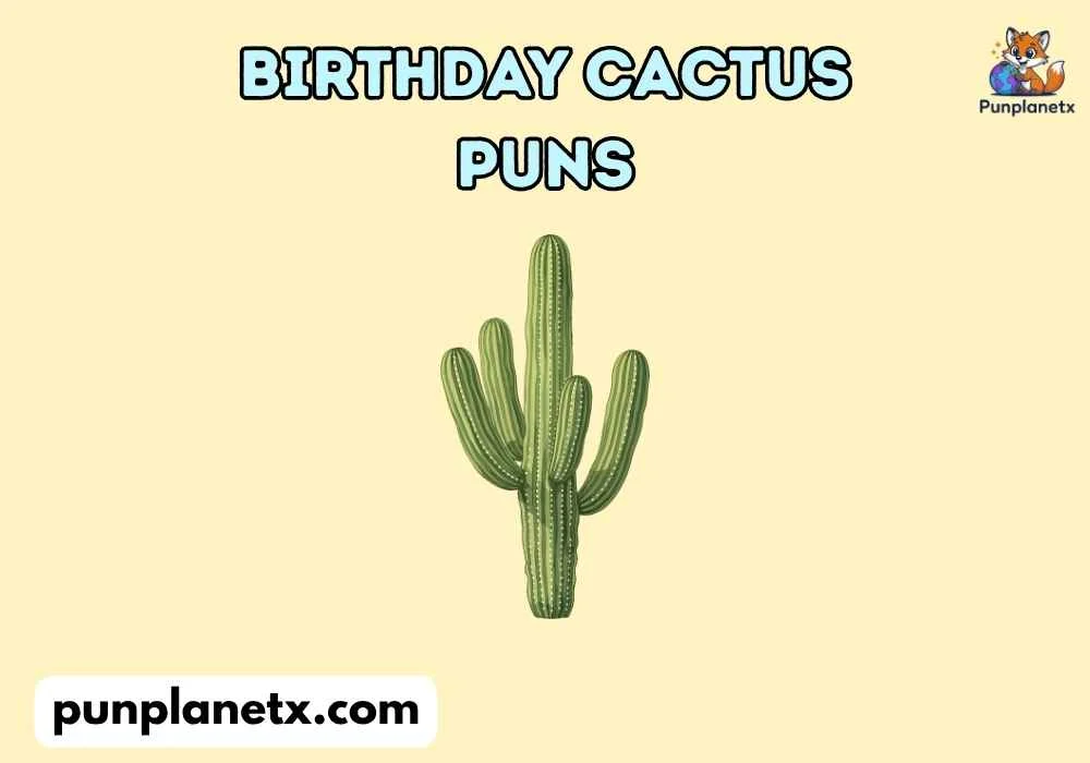 Birthday Cactus Puns